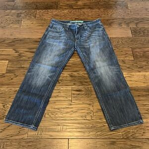 Rock & Roll Denim Revolver Straight Slim Size 36 x 30